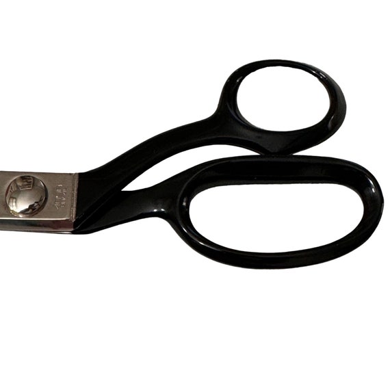 Agile-Shop 9" Professional Pinking Shears - Stainless Steel Zig Zag Fabric Scissors For Crafts & Sewing, Black - View #3