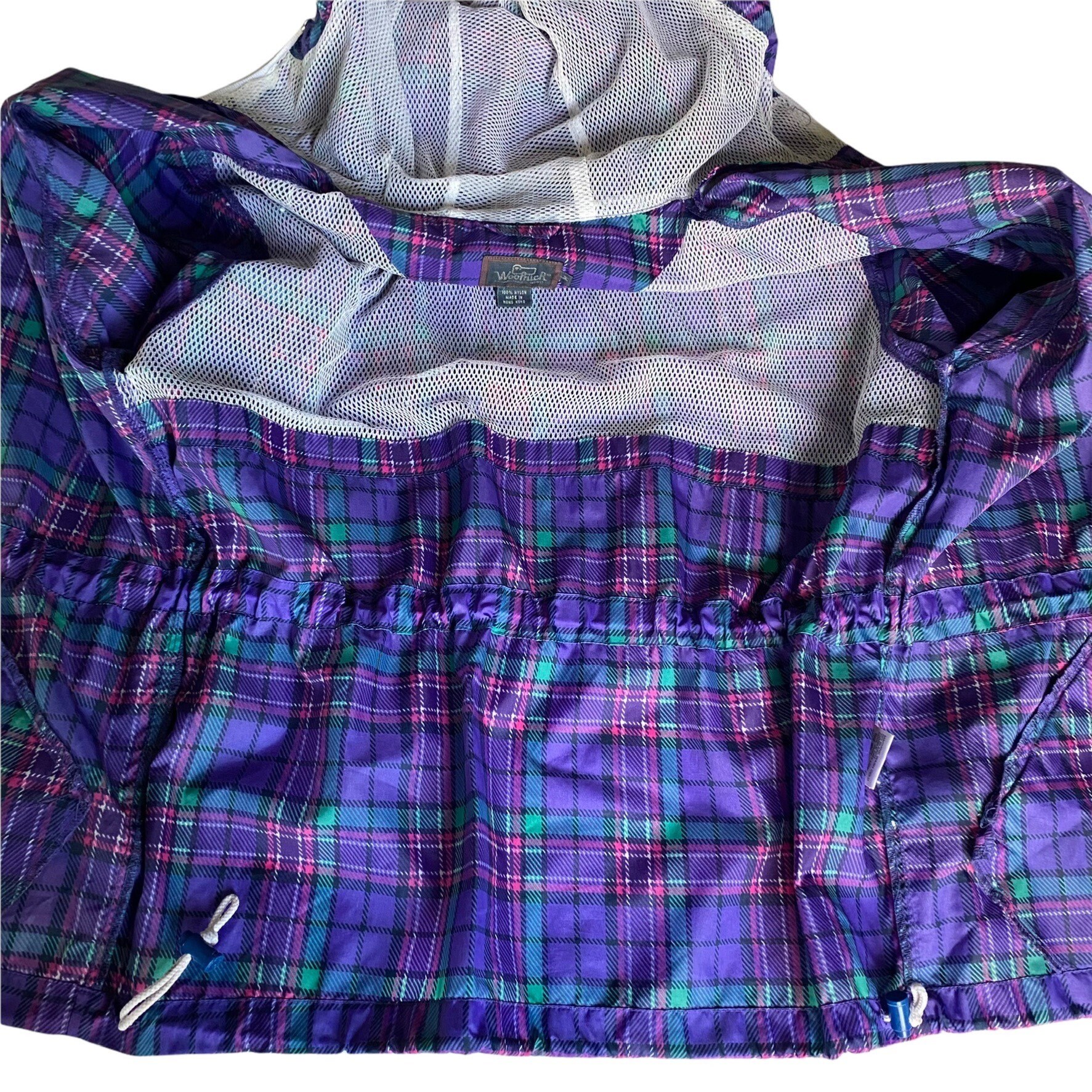 woolrich packable rain jacket