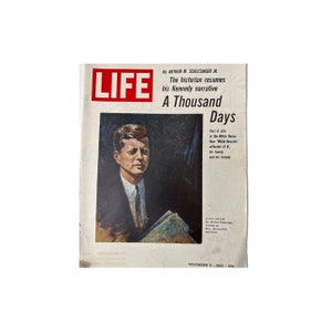 Vtg Life Magazine Issue Nov 5 1965 JFK Kennedy A Thousand Days President Politic