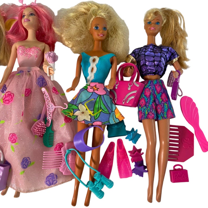 Vtg Barbie Doll Lot of 6 Mcdonalds NSYNC Soccer Swimsuit Fashion