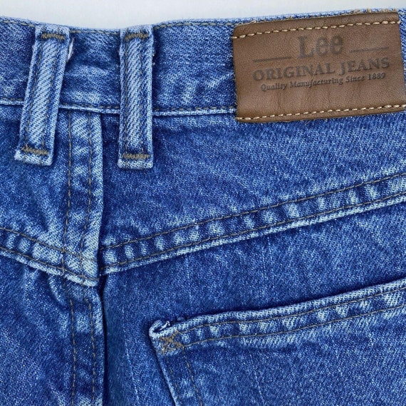 Vtg Lee Original Mom High-Waist Jeans Womens 12 S… - image 5