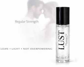 Aceite de feromonas LUST - Fuerza regular, aroma suave y limpio, fórmula de atracción diaria, fragancia unisex de larga duración