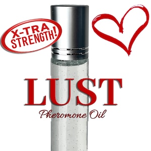 LUST X-TRA Strength feromoonlichaamsolie voor langdurige aantrekkingskracht! Verleidelijke geur, gemakkelijke applicatie, parfum/geur - heren en dames!