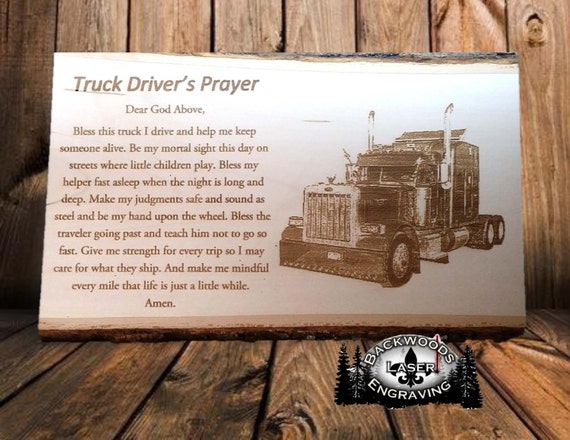 Truck Driver Gifts A Trucker's Prayer Trucker Gift 18 -  Denmark