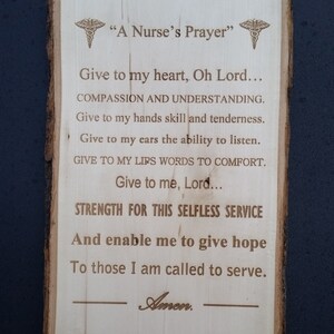 Nurse's Prayer NEW SALE PRICE image 2