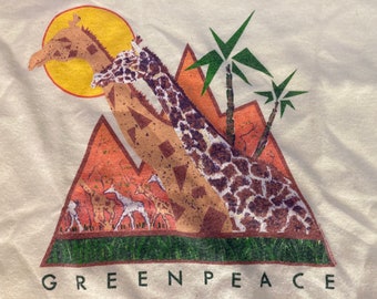 Vintage Greenpeace Etsy