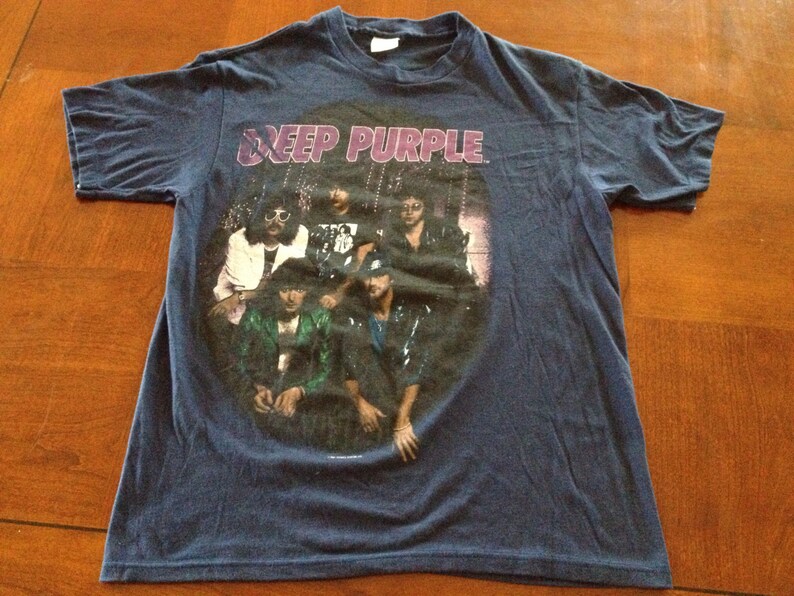 Vintage 1987 DEEP PURPLE Band TShirt USA Tour BlacK Sabbath Etsy Vintage 1987 DEEP PURPLE Band TShirt USA Tour BlacK Sabbath Etsy