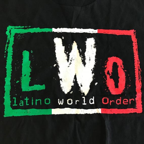 Vintage 90s Latino World Order Wcw Wwf Wwe Wrestling Eddie Guerrero Tee T Shirt Authentic Wcw Tee Size M