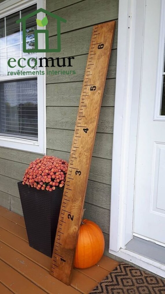 Growth Chart Ruler Ruler Wooden Rule Toise Growth For Child Etsy