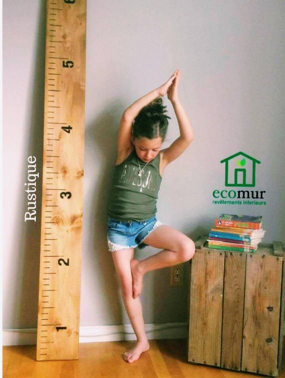 Wooden Growth Chart Rules Growth For Children Wooden Rules De Etsy