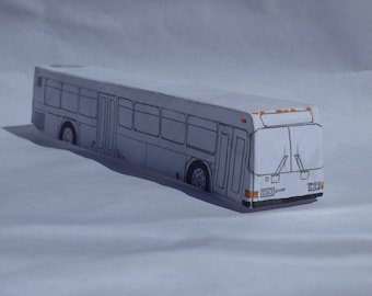 2013 Gillig Low Floor – 1/48 Scale Handmade Paper Model