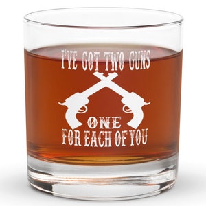 Doc Holliday Whiskey Glass: Tombstone Movie Quote, 10.5 oz