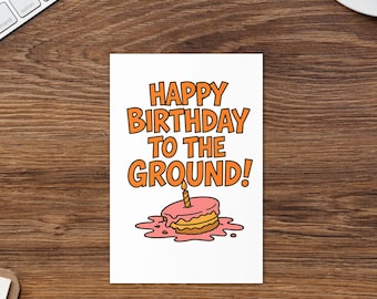 Tarjeta de felicitación de feliz cumpleaños a la tierra