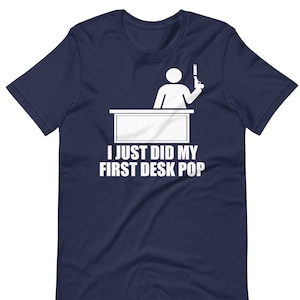 Acabo de hacer mi primer pop de escritorio - Camiseta unisex, Los otros chicos, Cita de película, Divertido