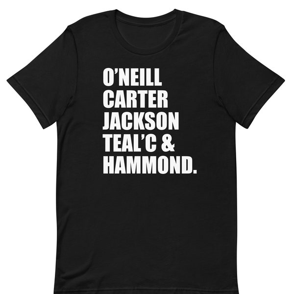 O'Neill Carter Jackson Teal'C & Hammond - Unisex T-Shirt