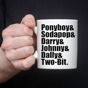 Ponyboy And Sodapop...The Outsiders Cast - 11 oz Mug