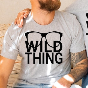 theLandTshirts Wild Thing Major League Cool Baseball Fan T Shirt Long Sleeve / Black / Large