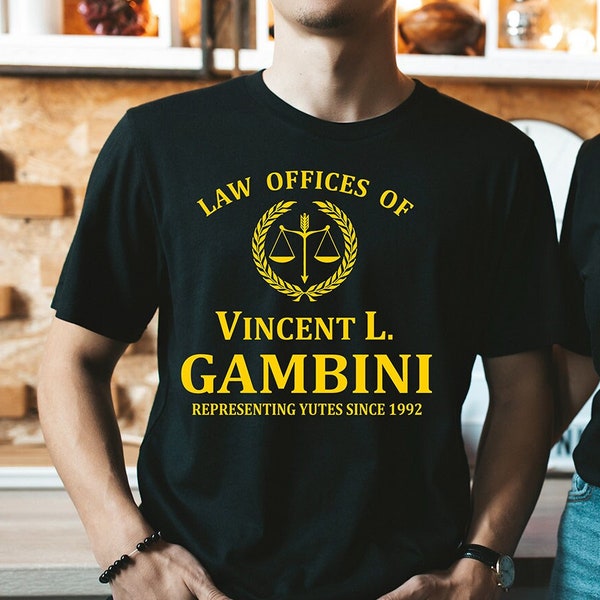Advocatenkantoren van Vincent L Gambini - Unisex T-shirt 100% katoen