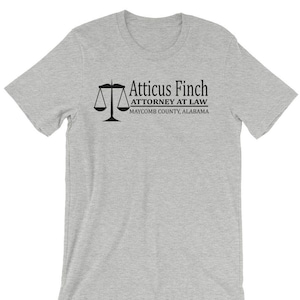 Camiseta unisex de Atticus Finch, abogado