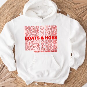 Boats And Hoes Thank You Bag Parody Unisex Hoodie