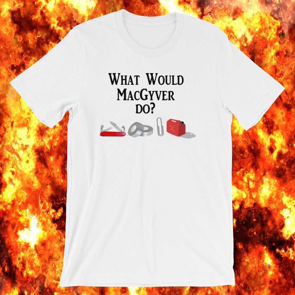 TShirt-People TSP MacGyvers Multitool Camiseta Para Hombre S Negro