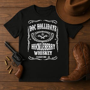 Whisky Huckleberry de Doc Holliday - T-shirt unisexe
