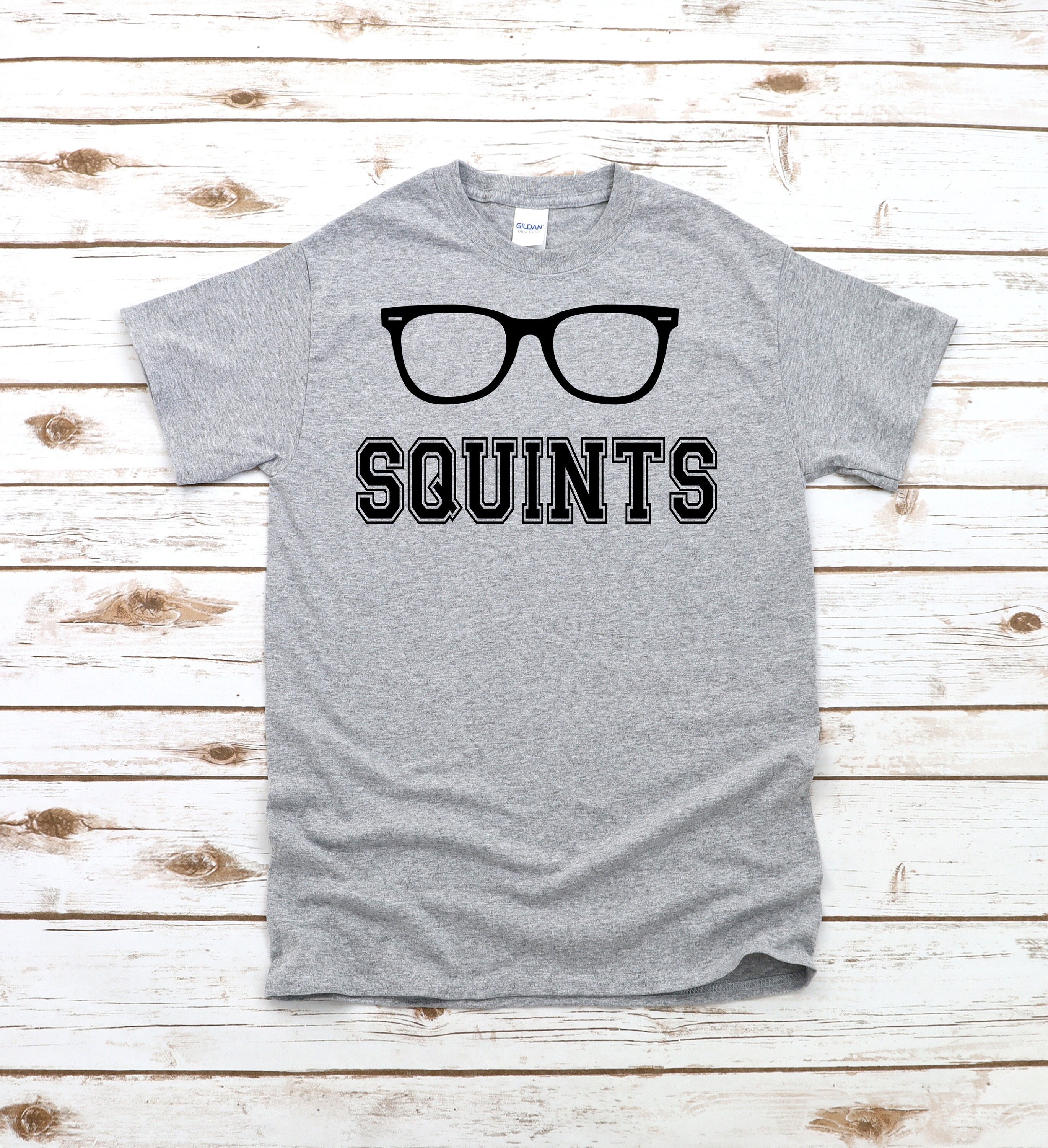 squints yellow striped shirt