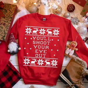 Dispararás tu ojo - Suéter de Navidad Unisex Ugly