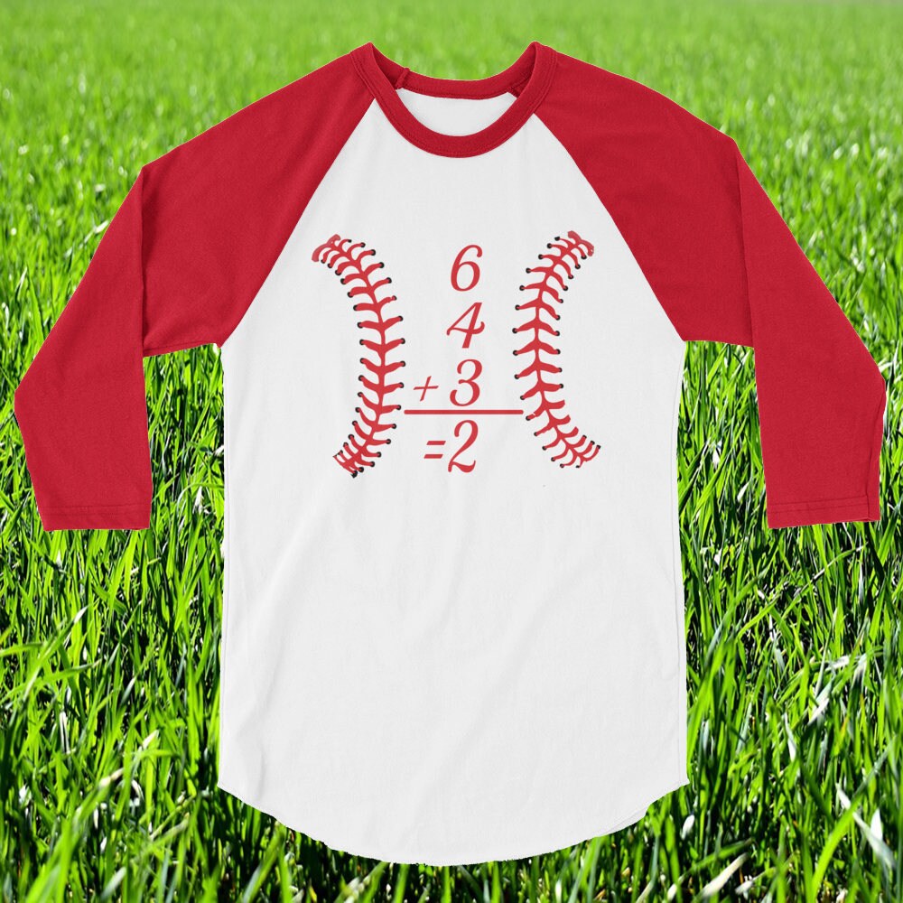 6432 Unisex 3/4 Sleeve Baseball TShirt Baseball 643 Etsy