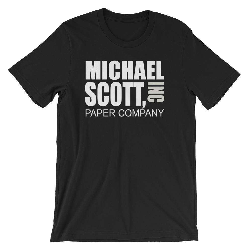 Michael scott paper store company t shirt