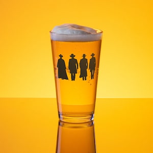 Tombstone Silhouette Glass Pint Glass 16 oz
