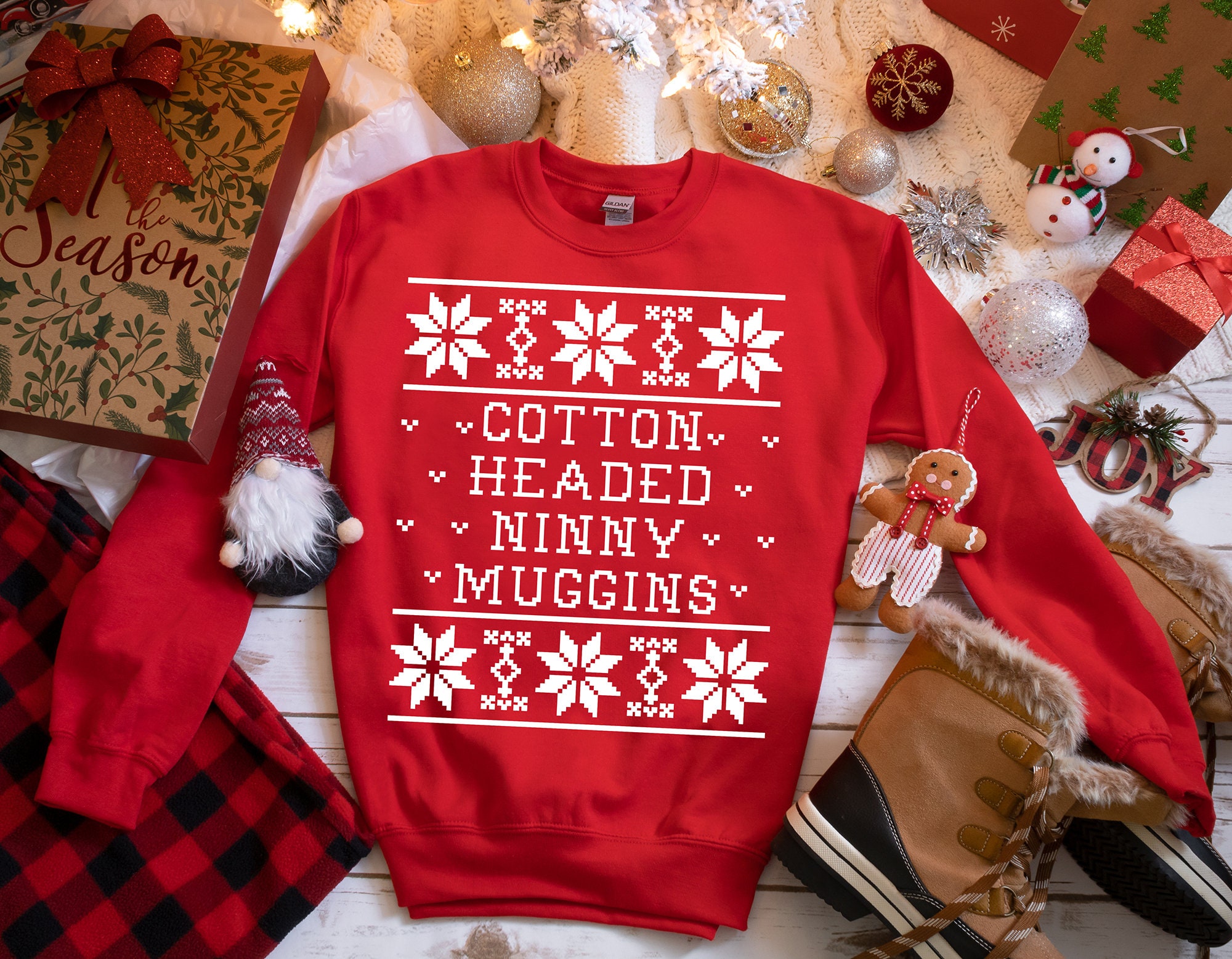 Cotton Headed Ninny Cotton Ugly Christmas Sweaters Cotton Headed