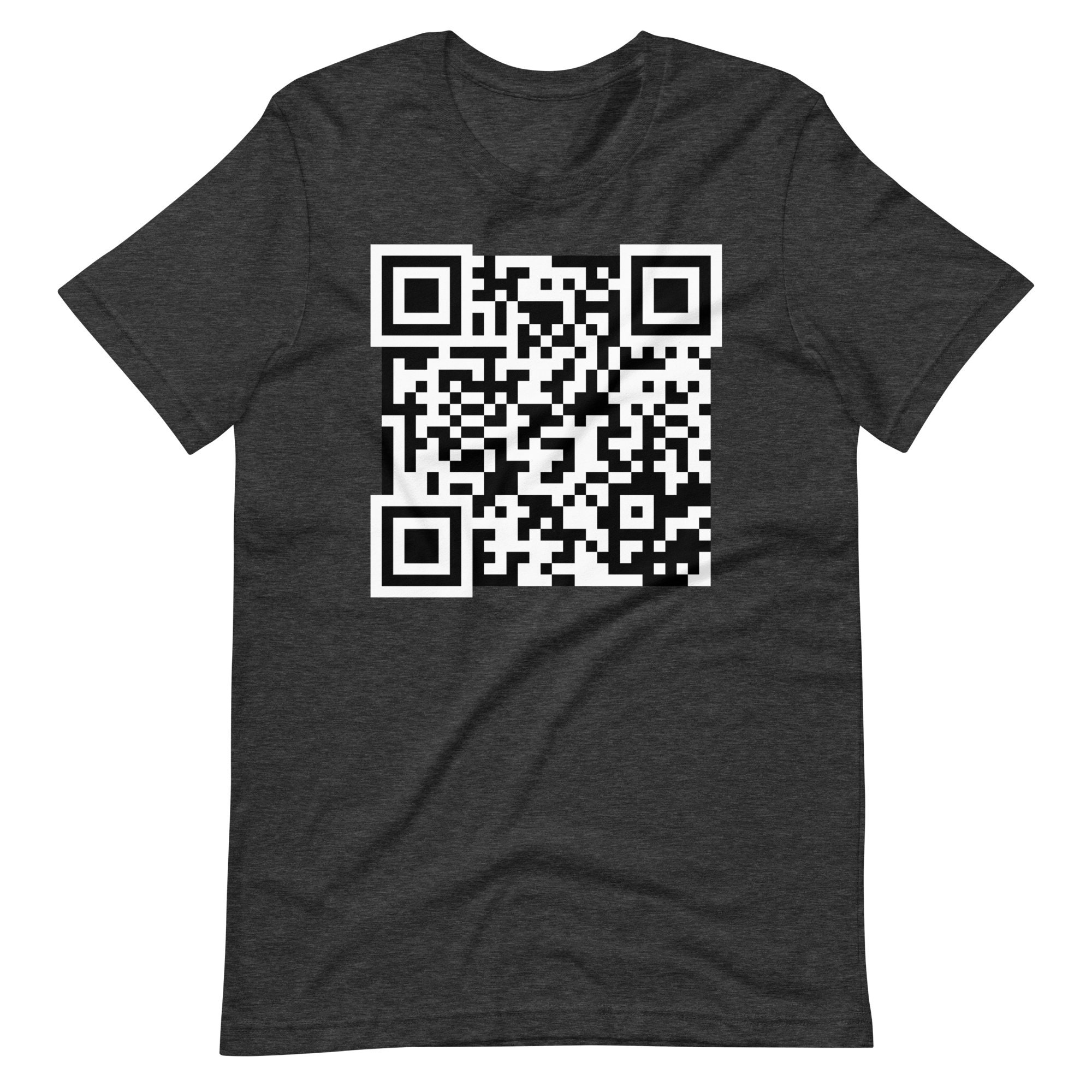 Personalized QR Code Tshirt Make It Go to Any  Address Etsy