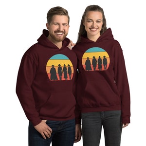 Tombstone Retro Sunset Silhouette Unisex Hoodie image 9