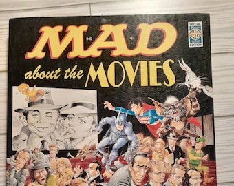 MAD MAGAZINE - Mad About The Movies Large Paperback 1998 1st Edition Special 75 years Edition Collectors Comics Vintage