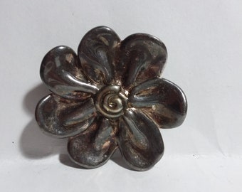 Vintage DAVID VARSANO Israel Sterling Silver Modernist Pendant