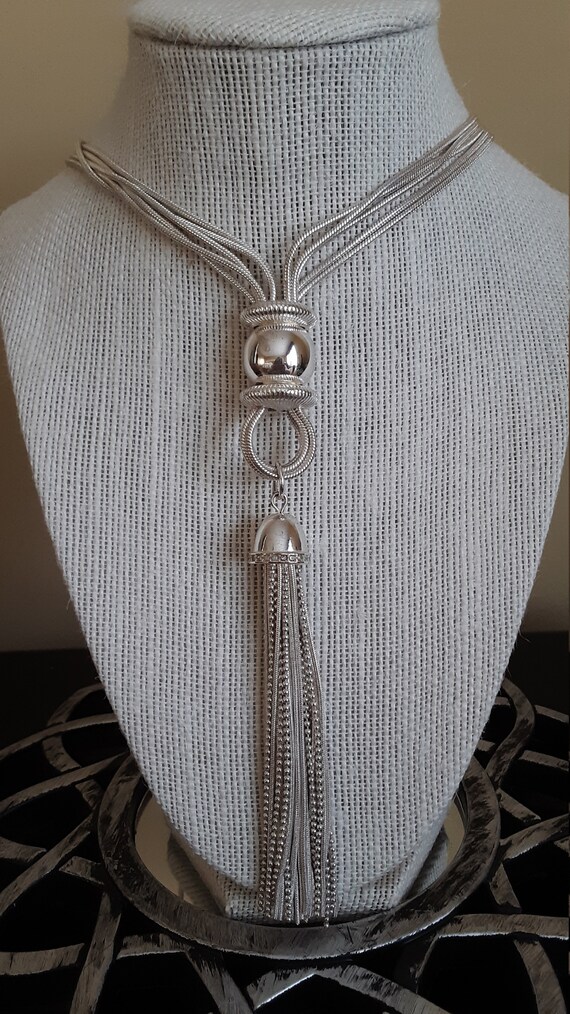 Vintage Stainless Steel Clear Rhinestone Joan Rive