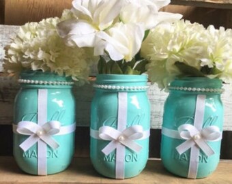 tiffany and co baby shower centerpieces
