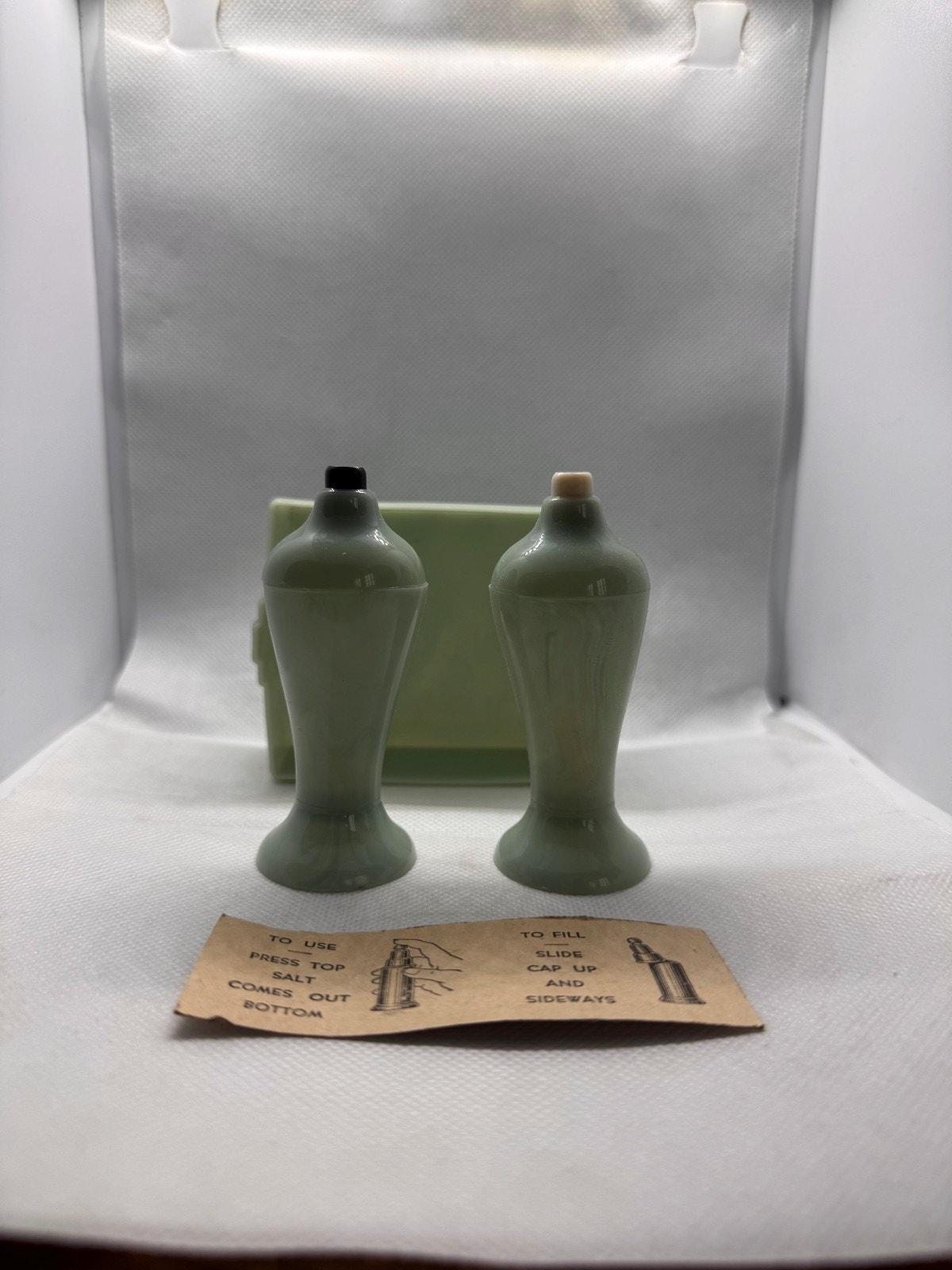 Fire King Jadeite Salt and Pepper - Etsy
