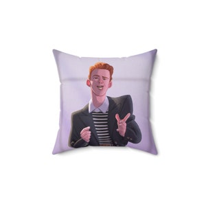 Rolling Man Square Pillow