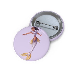 NANI Chickasaw Mermaid Pin Buttons