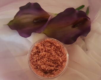 SWEET-as-SUGAR SCRUB Cranberry/ Pomegranate Pure Cane Sugar wiith Cranberry Seeds Avocado Oil Glycerin