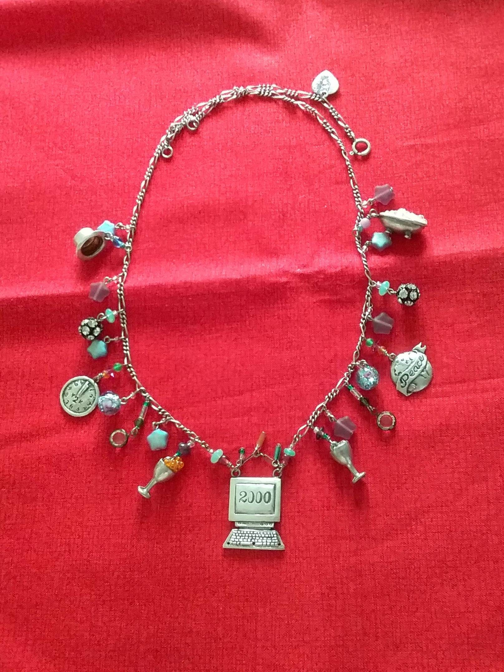 Lucy Isaacs Charm Necklace! Celebrate Being in the 21st Century 