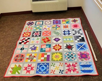 The Marcel Tabuteau Dedication Quilt! An array of Magnificent Moda 4 Blockhead Patterns! Of even Greater Importance than Leopold Stokowski!