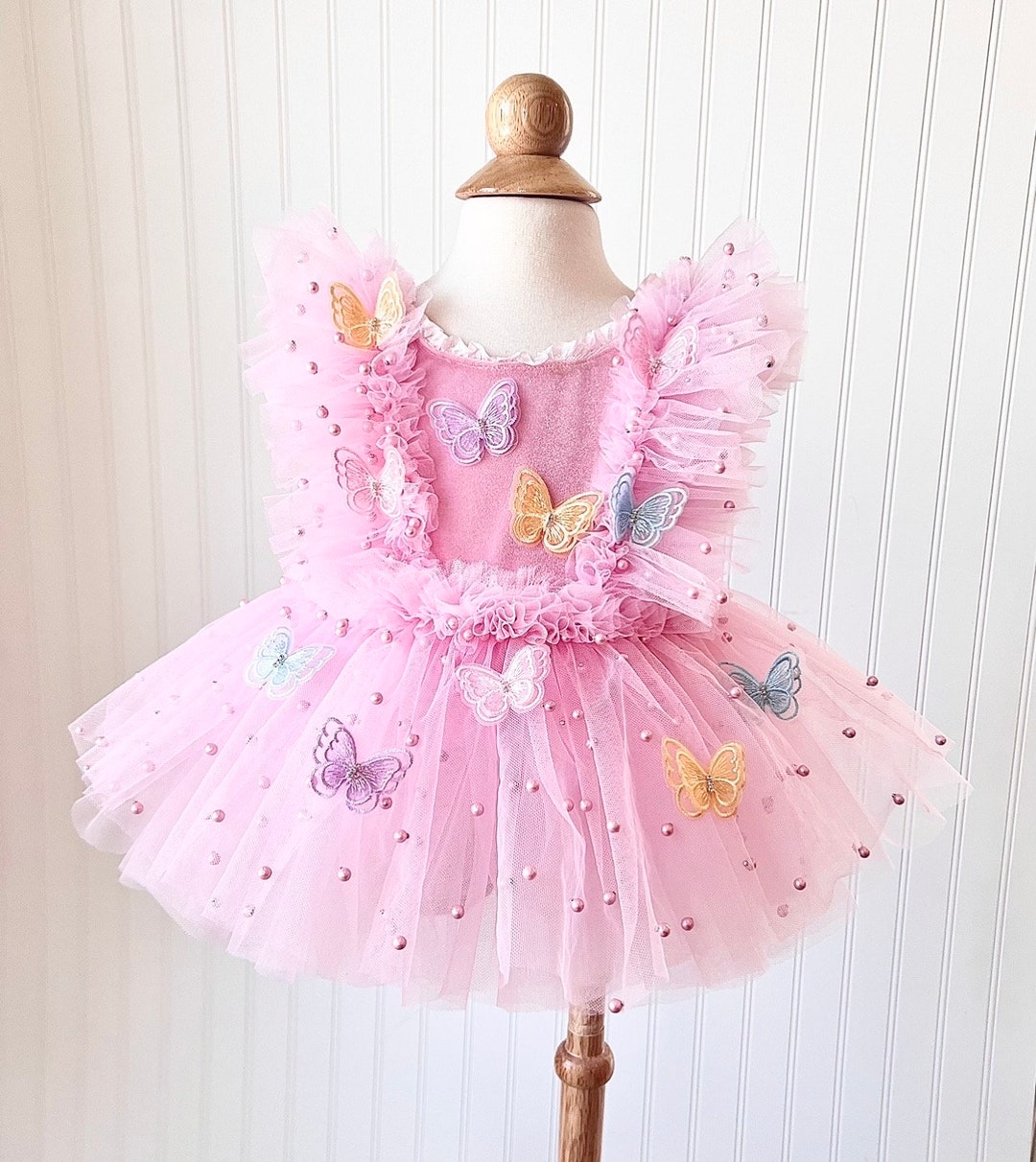 Sundress Gardenia Kaftan In Butterfly Pink