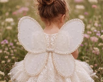 Boho Fairy Wings, Flower Butterfly Wings