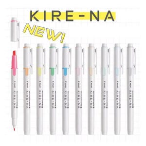 CHOOSE | 10 Colors | Pilot Kire-Na | MINIMUM 2 counts | NEW Design Tip | 2025 Award Winner | Quick Drying / Smudge Resistant | Highlighters