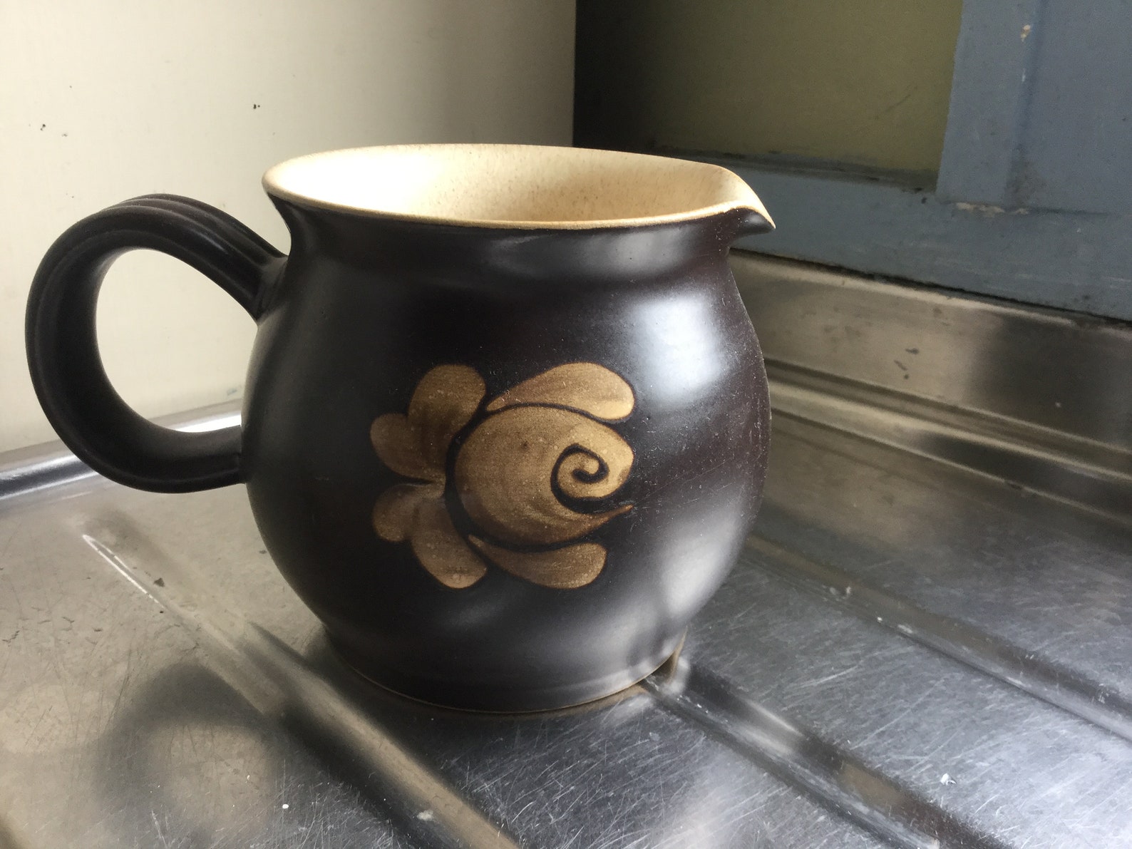 Denby Pottery Jug Bakewell Design Etsy