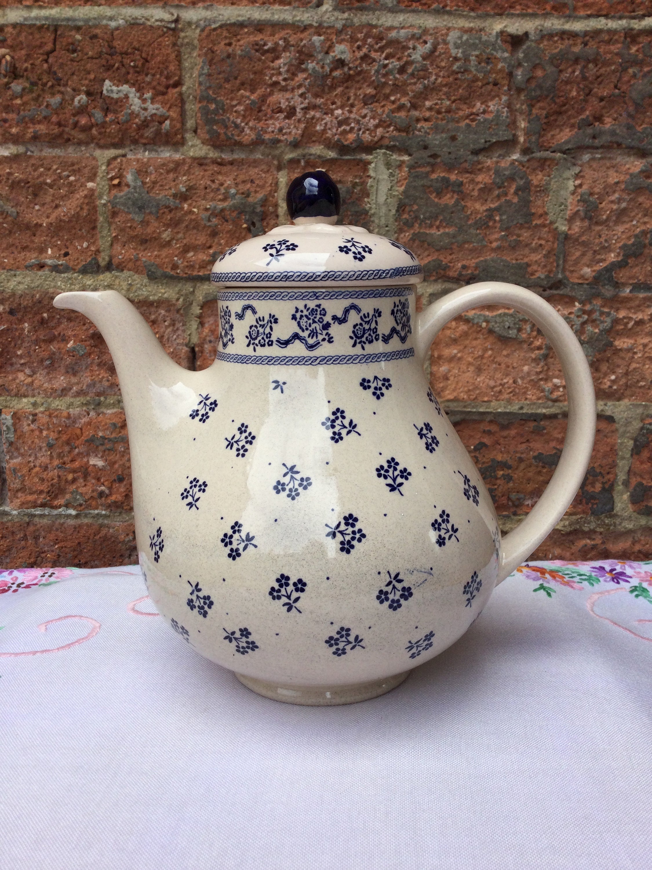 Laura Ashley Petite Fleur Coffee Pot - Etsy
