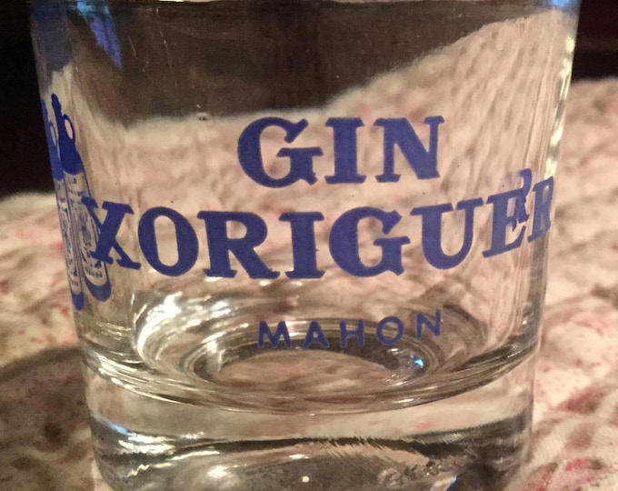 Four Xoriguer Gin Shot Glasses Etsy UK